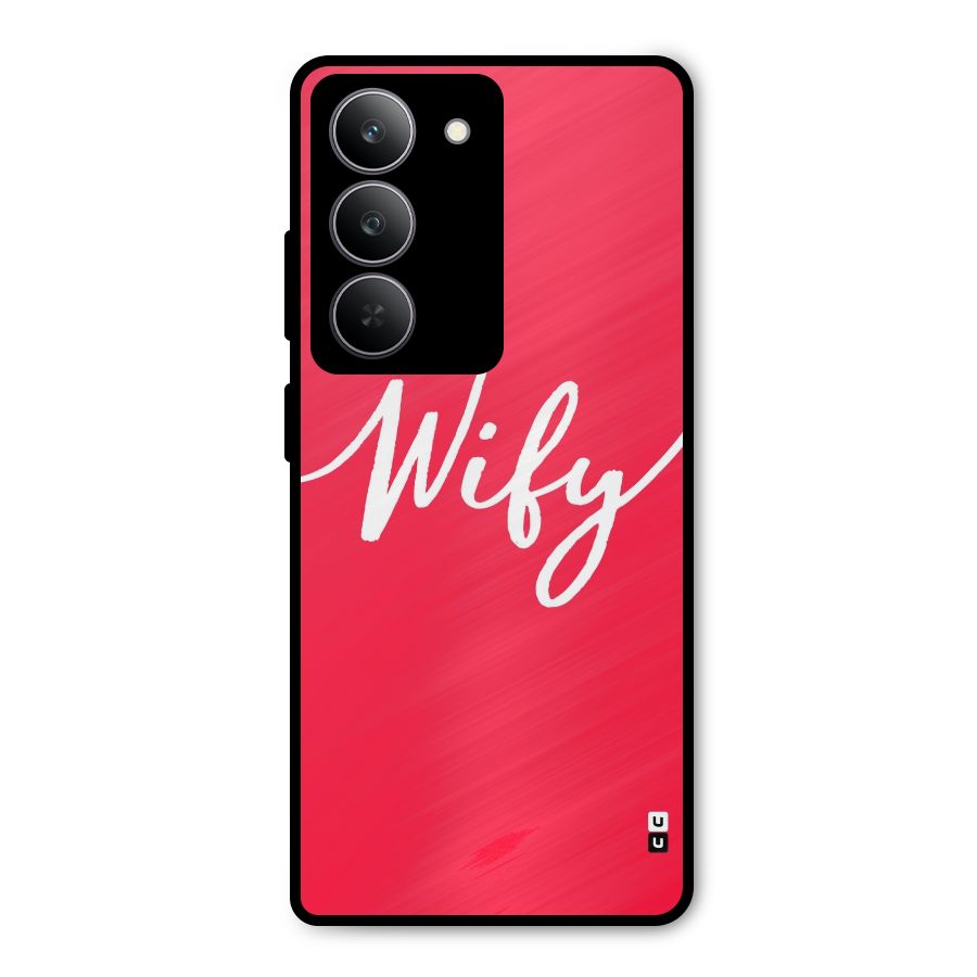 Wify Metal Back Case for Realme 14x