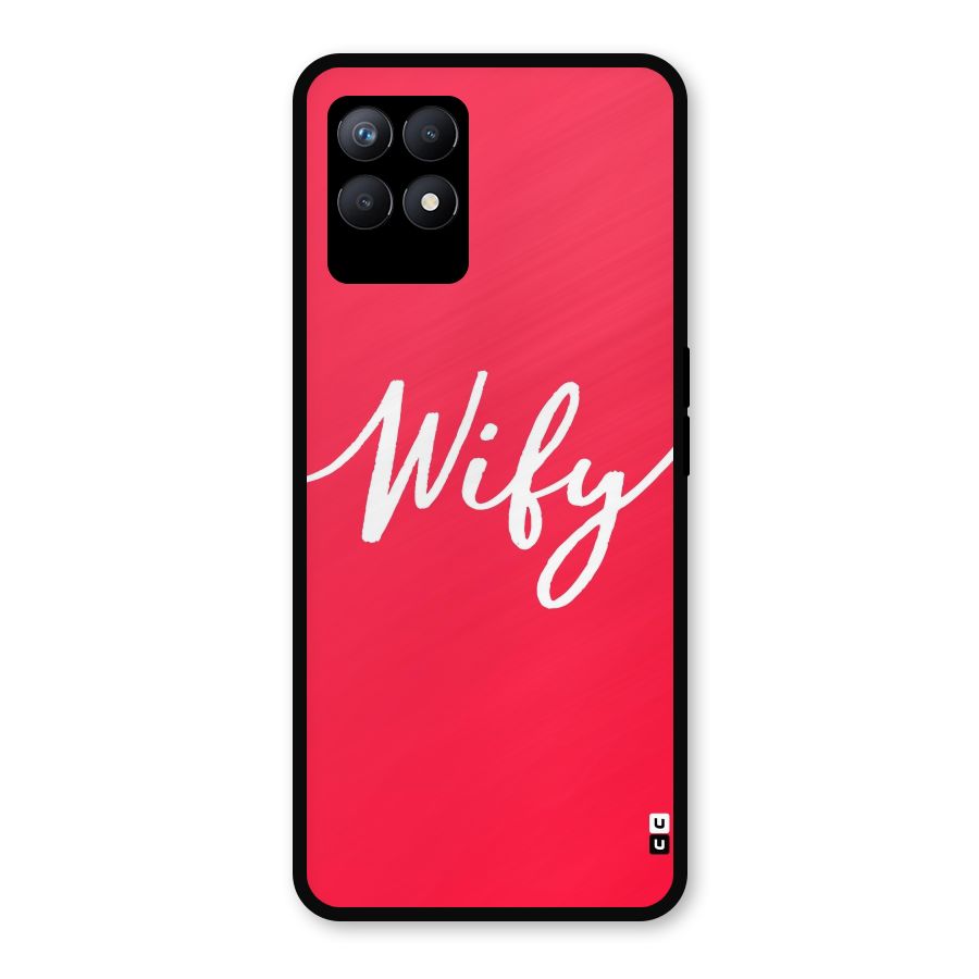 Wify Metal Back Case for Realme 8i