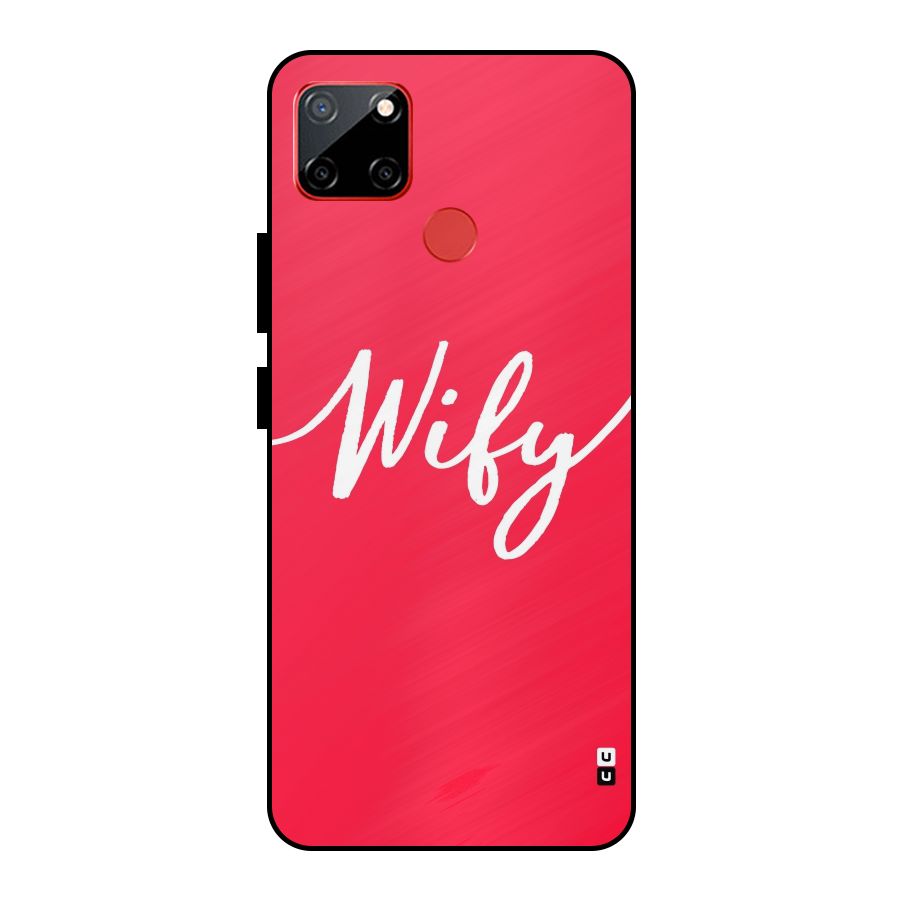Wify Metal Back Case for Realme C12