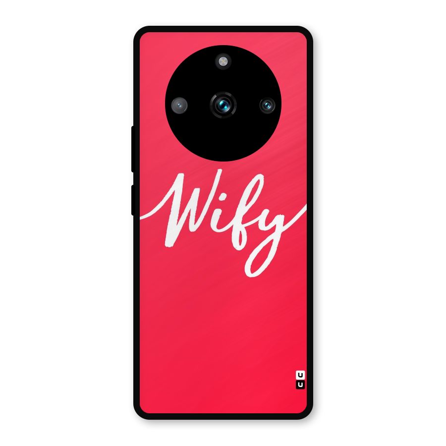 Wify Metal Back Case for Realme Narzo 60 Pro