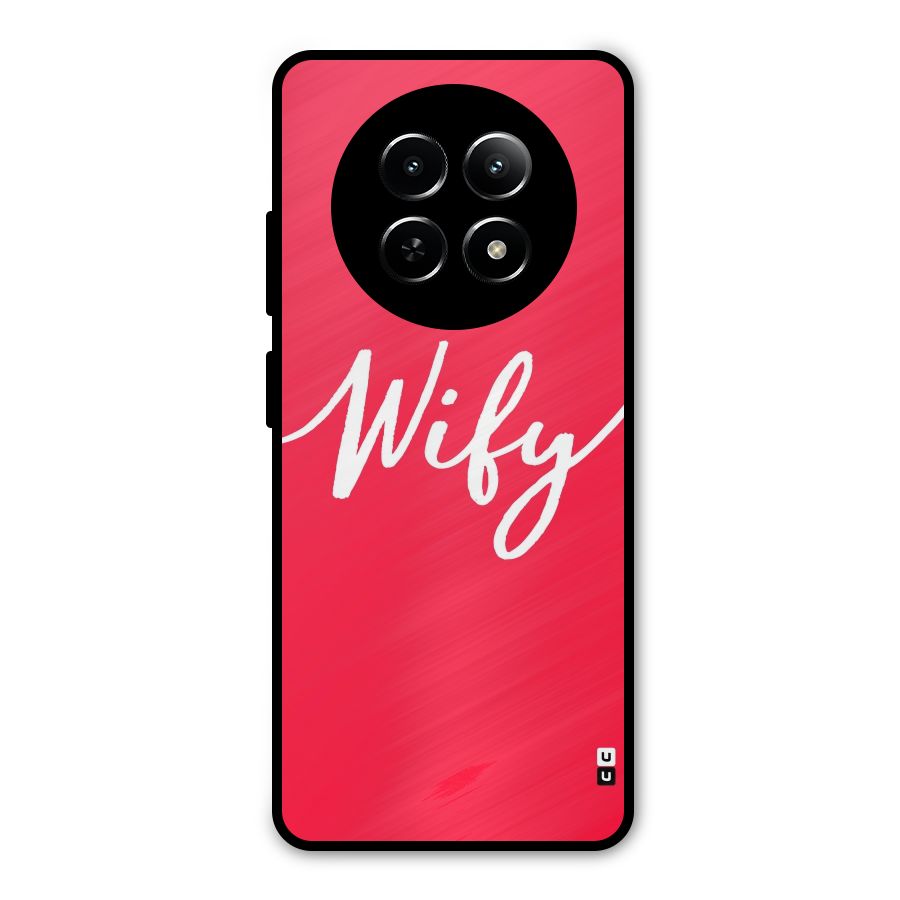 Wify Metal Back Case for Realme Narzo 70x 5G