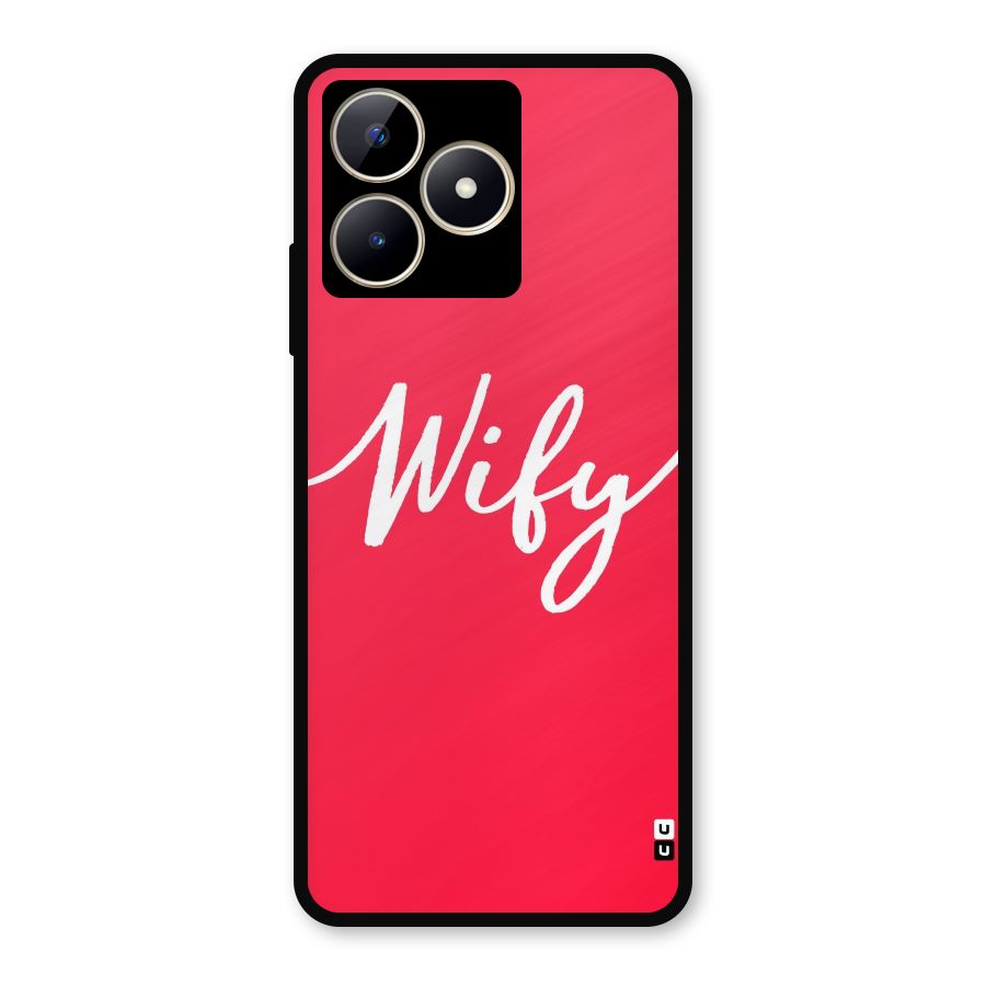 Wify Metal Back Case for Realme Narzo N53