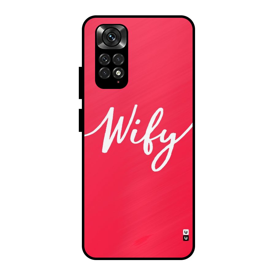 Wify Metal Back Case for Redmi Note 11 Pro