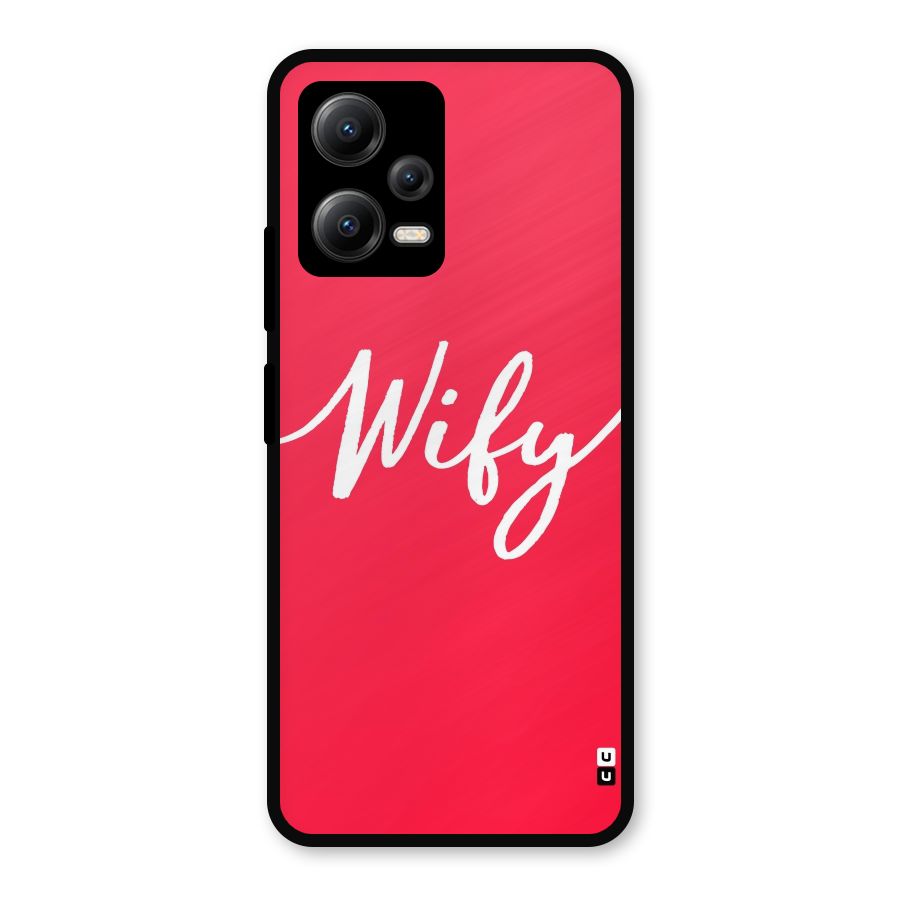 Wify Metal Back Case for Redmi Note 12 5G