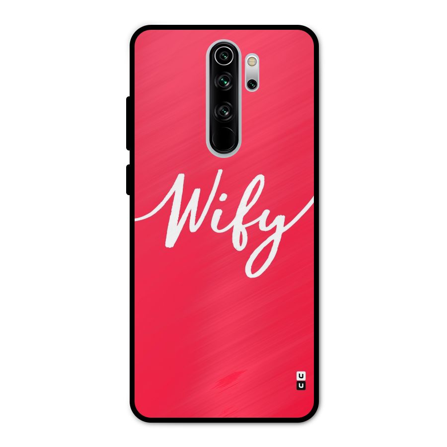 Wify Metal Back Case for Redmi Note 8 Pro