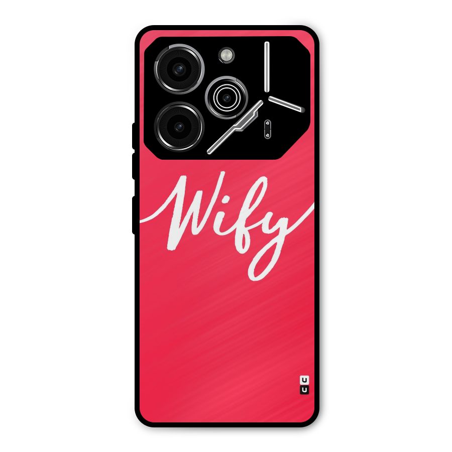 Wify Metal Back Case for Tecno Pova 6 Pro