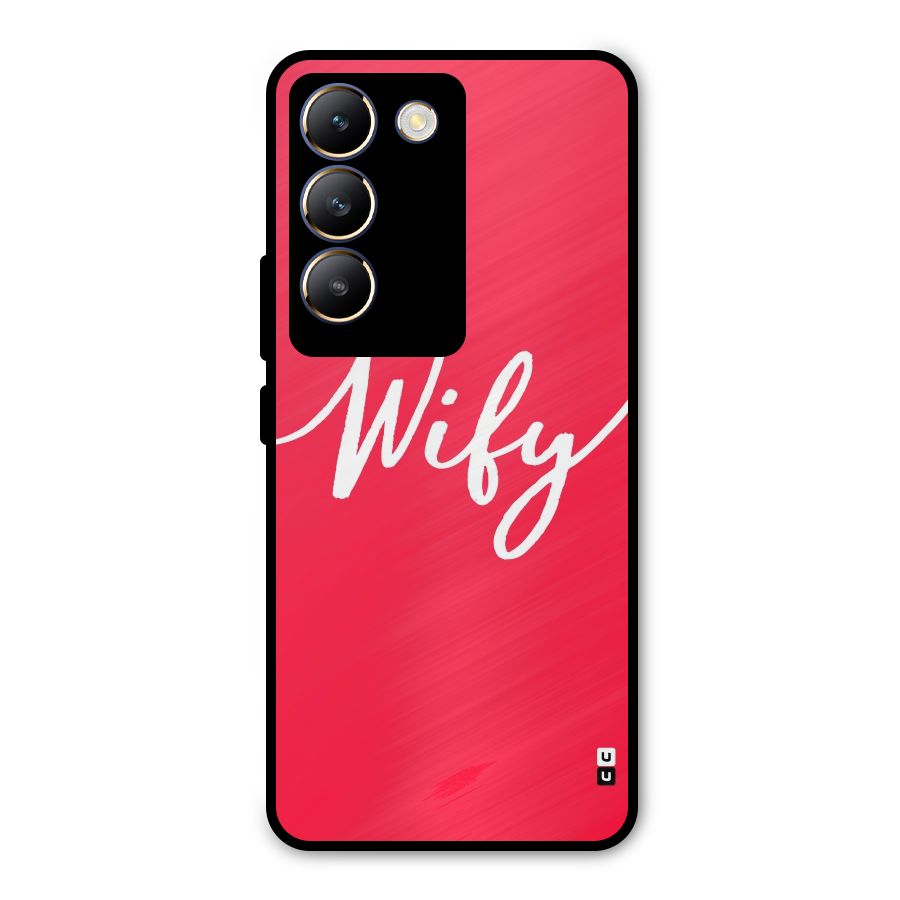 Wify Metal Back Case for Vivo T3 5G