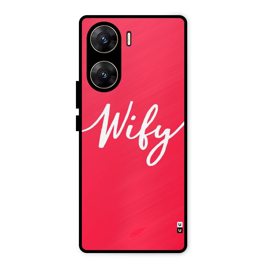 Wify Metal Back Case for Vivo V29e