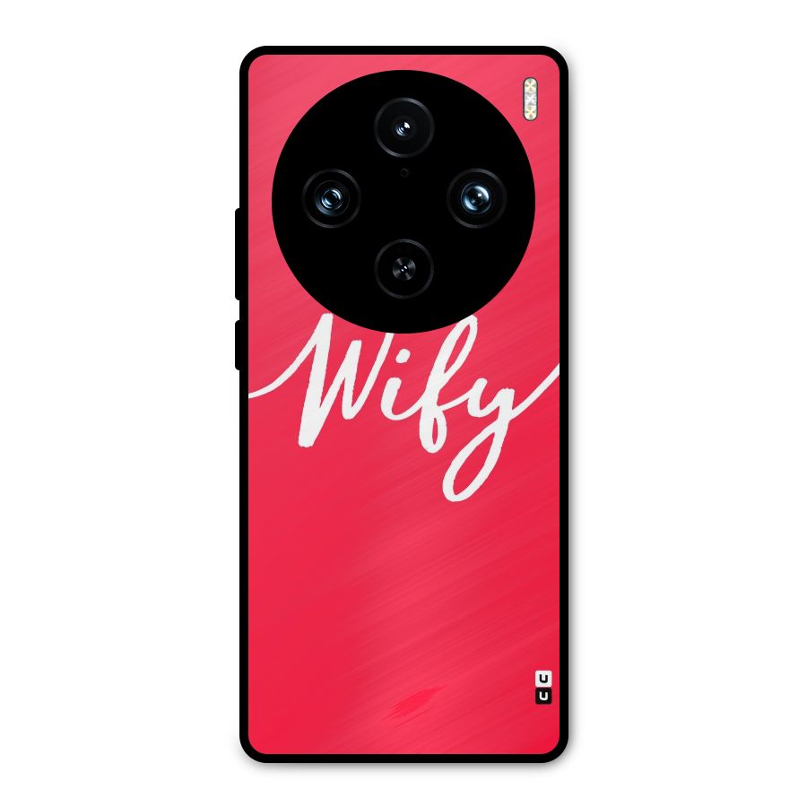 Wify Metal Back Case for Vivo X100 Pro