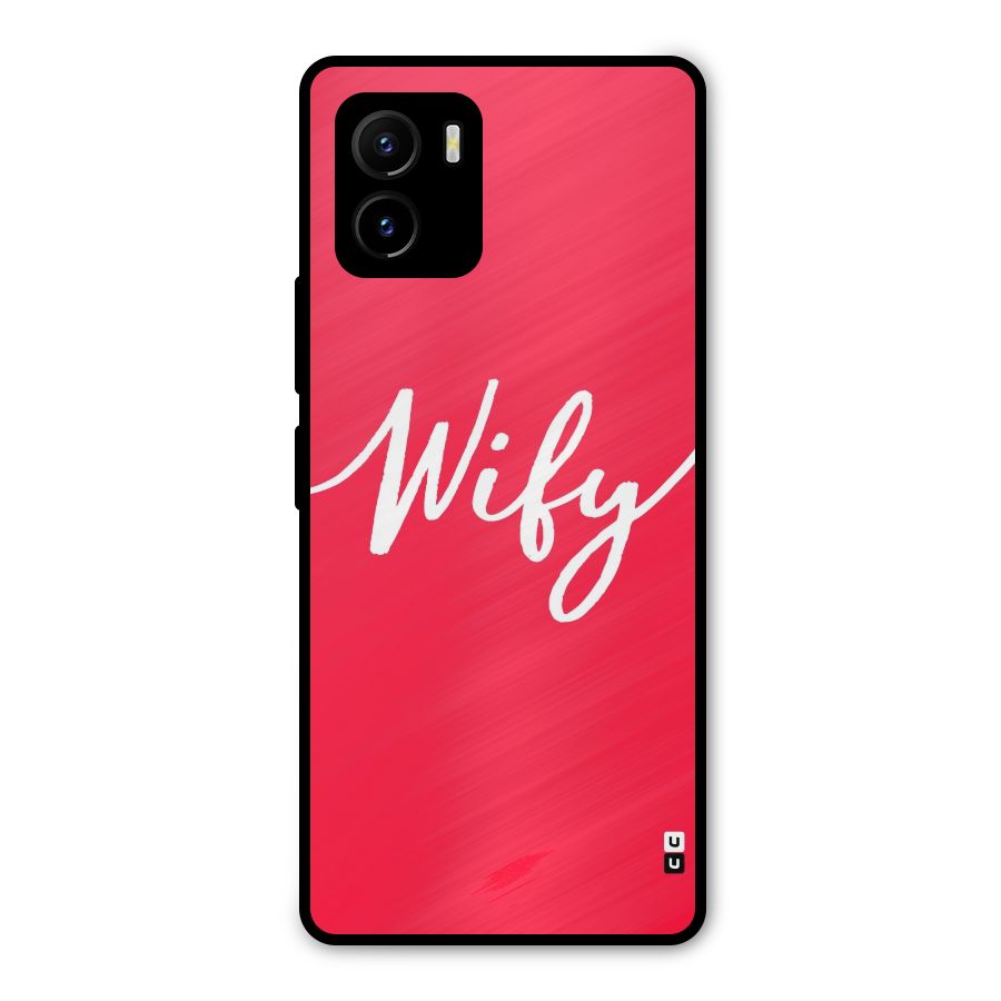 Wify Metal Back Case for Vivo Y15s