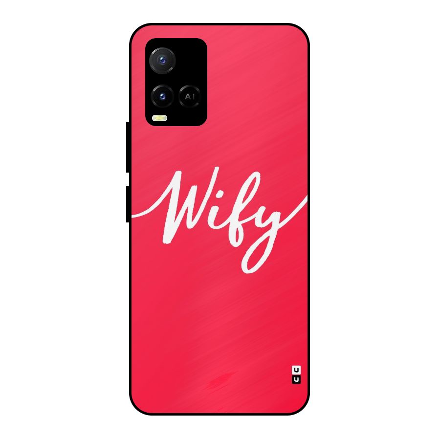 Wify Metal Back Case for Vivo Y21T