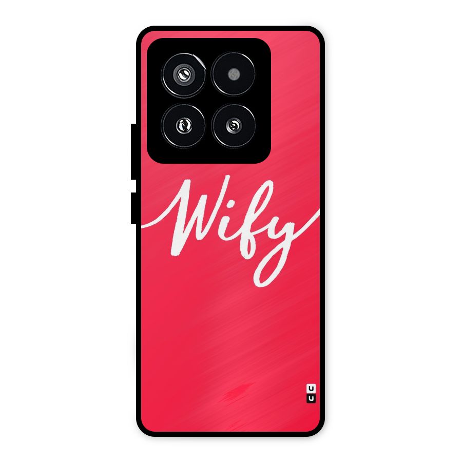 Wify Metal Back Case for Xiaomi 14 Pro