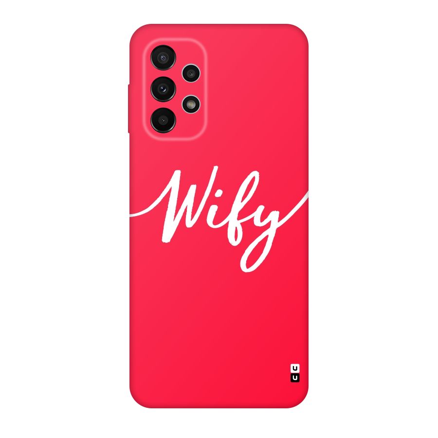 Wify Original Polycarbonate Back Case for Galaxy A23