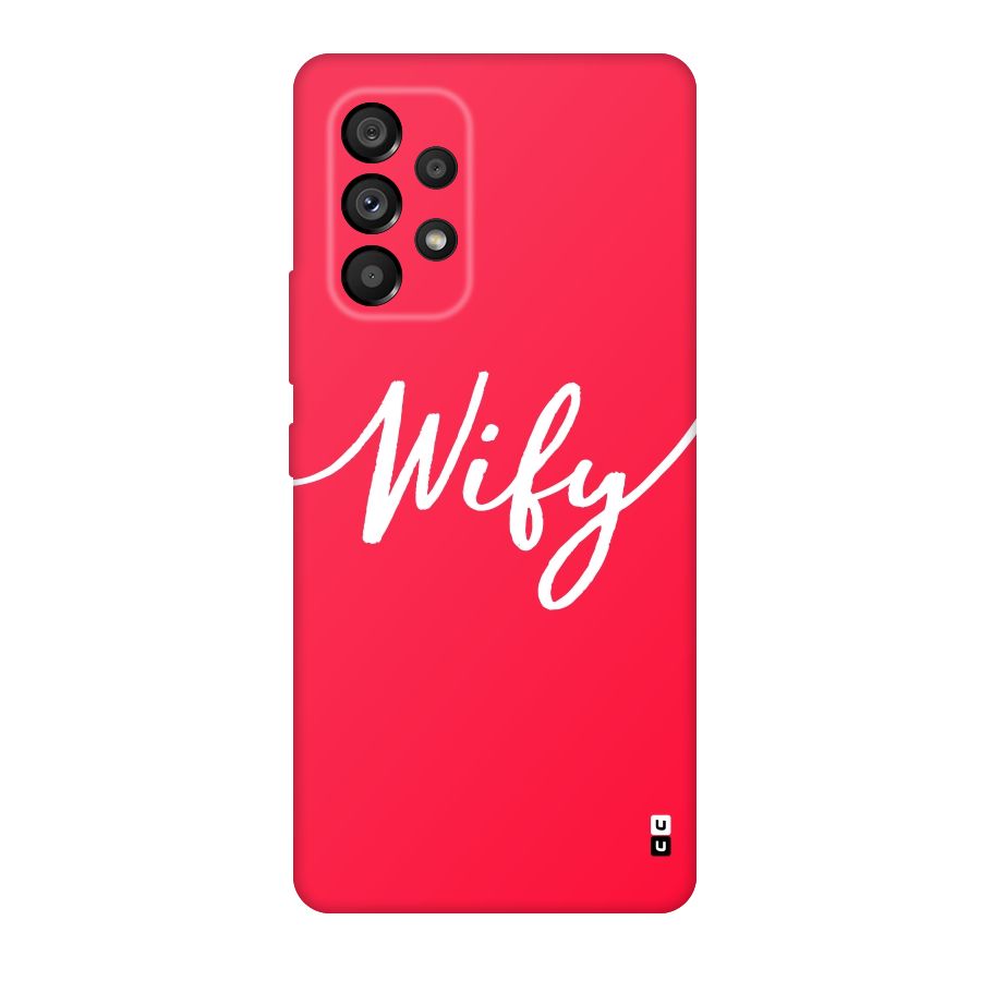 Wify Original Polycarbonate Back Case for Galaxy A53 5G