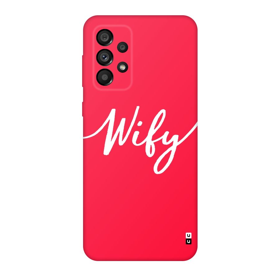 Wify Original Polycarbonate Back Case for Galaxy A73 5G