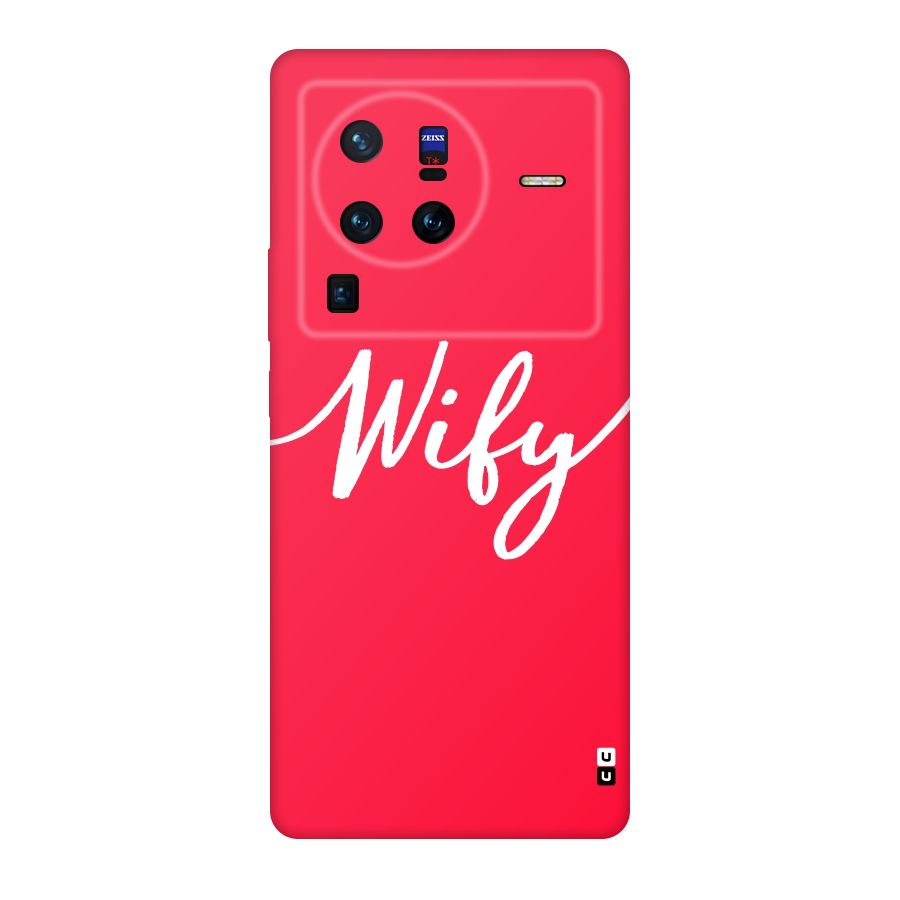 Wify Original Polycarbonate Back Case for Vivo X80