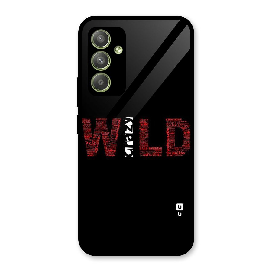 Wild Crazy Glass Back Case for Galaxy A54