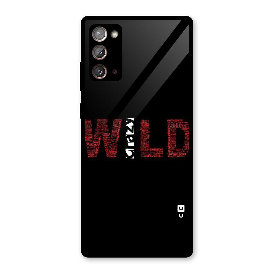 Wild Crazy Glass Back Case for Galaxy Note 20