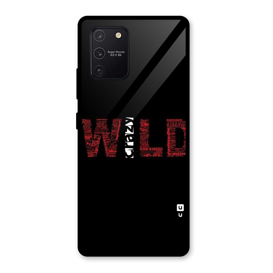 Wild Crazy Glass Back Case for Galaxy S10 Lite