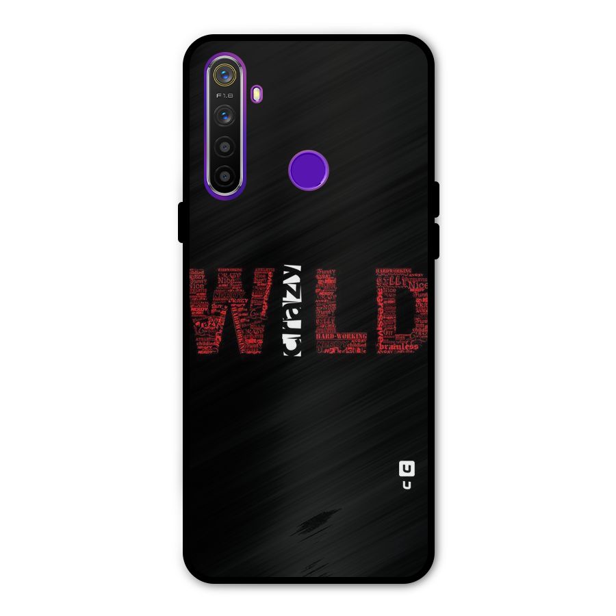 Wild Crazy Glass Back Case for Realme 5s