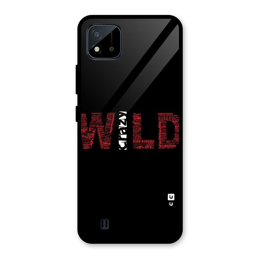 Wild Crazy Glass Back Case for Realme C11 2021