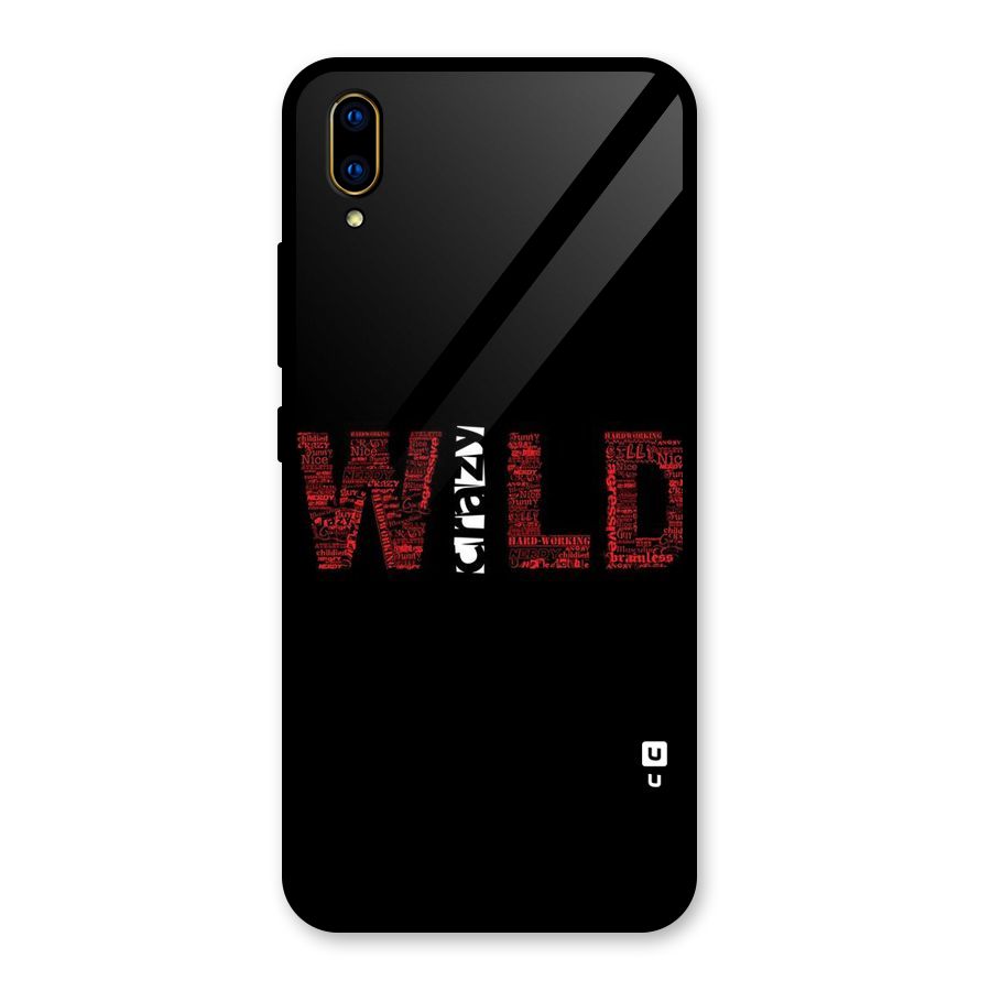Wild Crazy Glass Back Case for Vivo V11 Pro