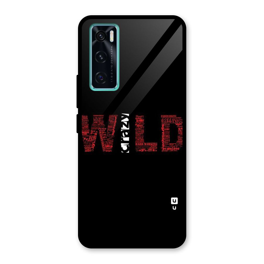Wild Crazy Glass Back Case for Vivo V20 SE