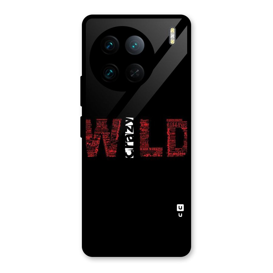 Wild Crazy Glass Back Case for Vivo X90 Pro