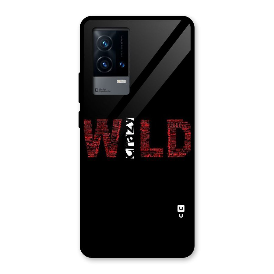 Wild Crazy Glass Back Case for iQOO 9 5G