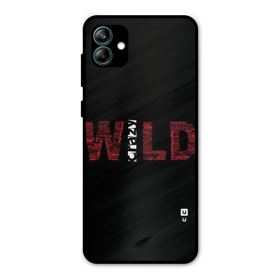 Wild Crazy Metal Back Case for Galaxy A04