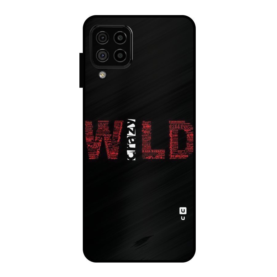 Wild Crazy Metal Back Case for Galaxy A22 4G