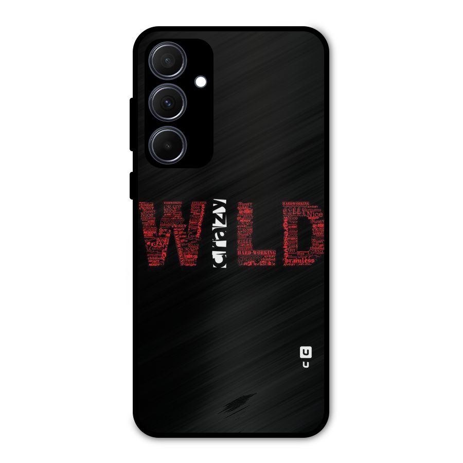 Wild Crazy Metal Back Case for Galaxy A35