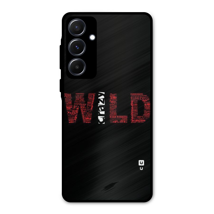 Wild Crazy Metal Back Case for Galaxy A55