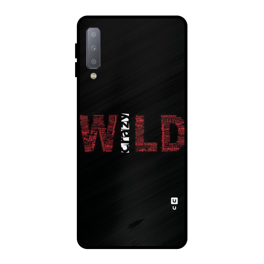 Wild Crazy Metal Back Case for Galaxy A7 (2018)