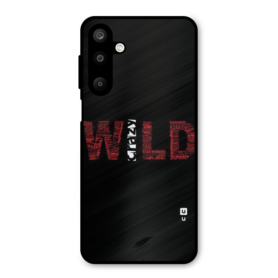 Wild Crazy Metal Back Case for Galaxy M16