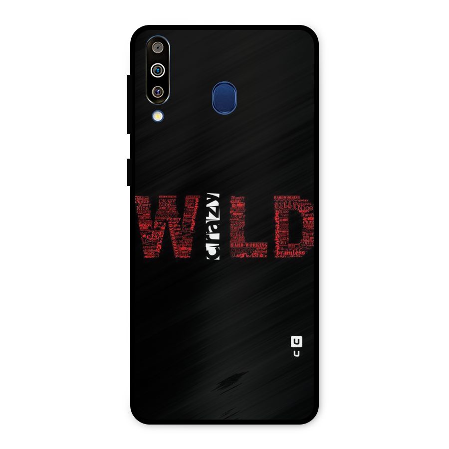 Wild Crazy Metal Back Case for Galaxy M30