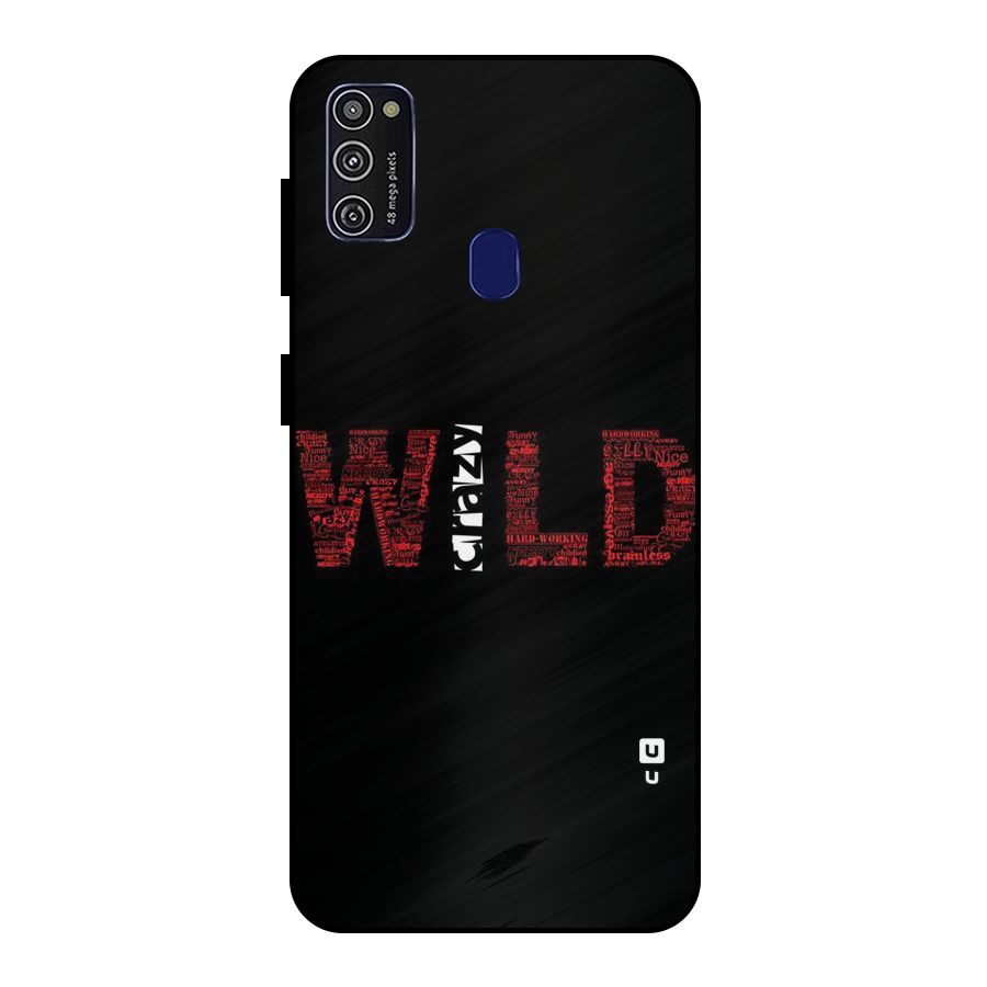 Wild Crazy Metal Back Case for Galaxy M30s