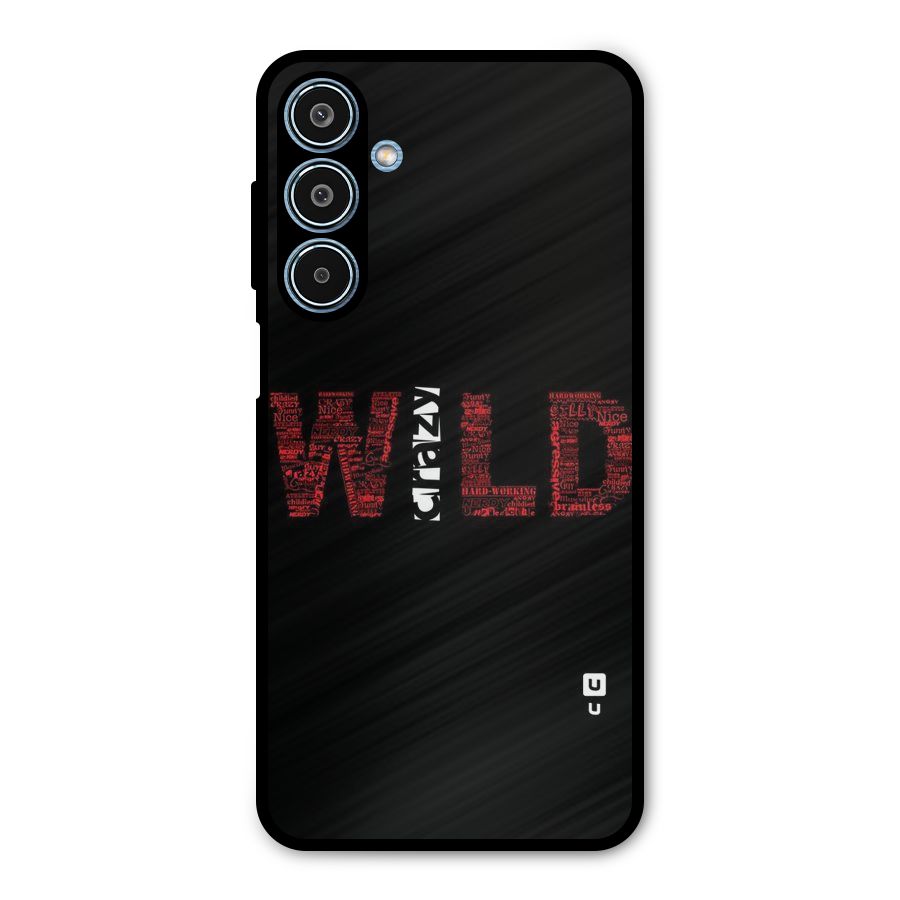 Wild Crazy Metal Back Case for Galaxy M35