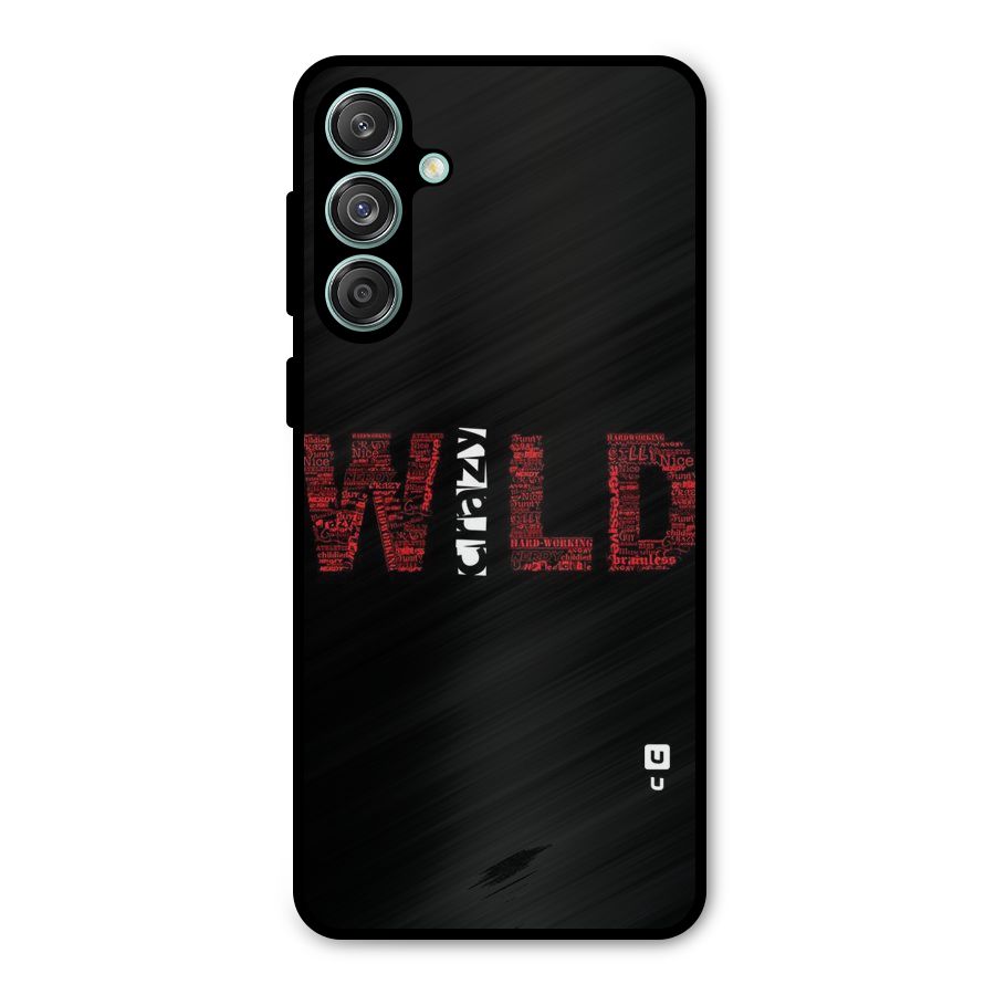 Wild Crazy Metal Back Case for Galaxy M55 5G