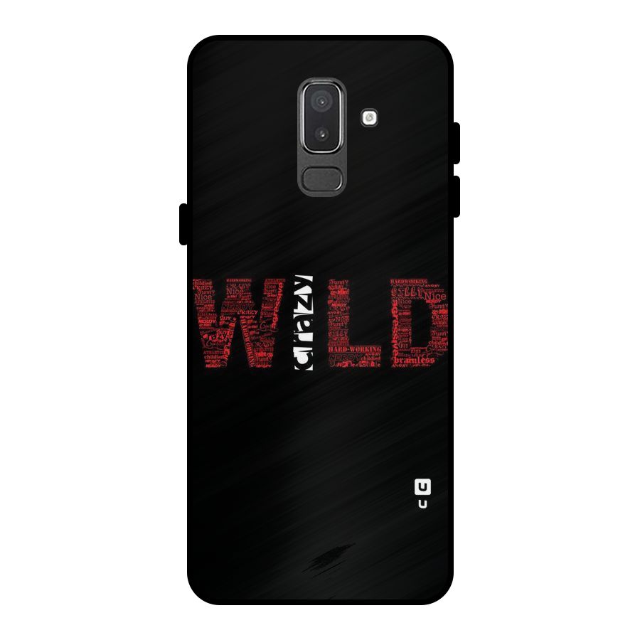 Wild Crazy Metal Back Case for Galaxy On8 (2018)