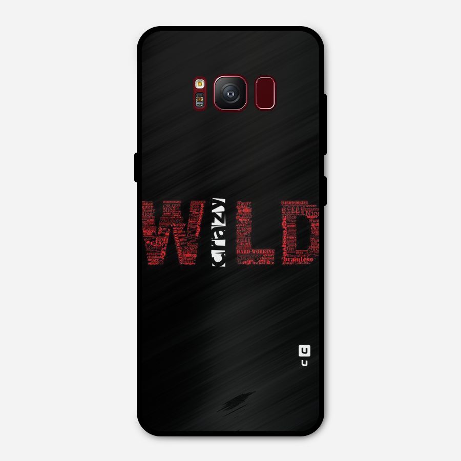 Wild Crazy Metal Back Case for Galaxy S8