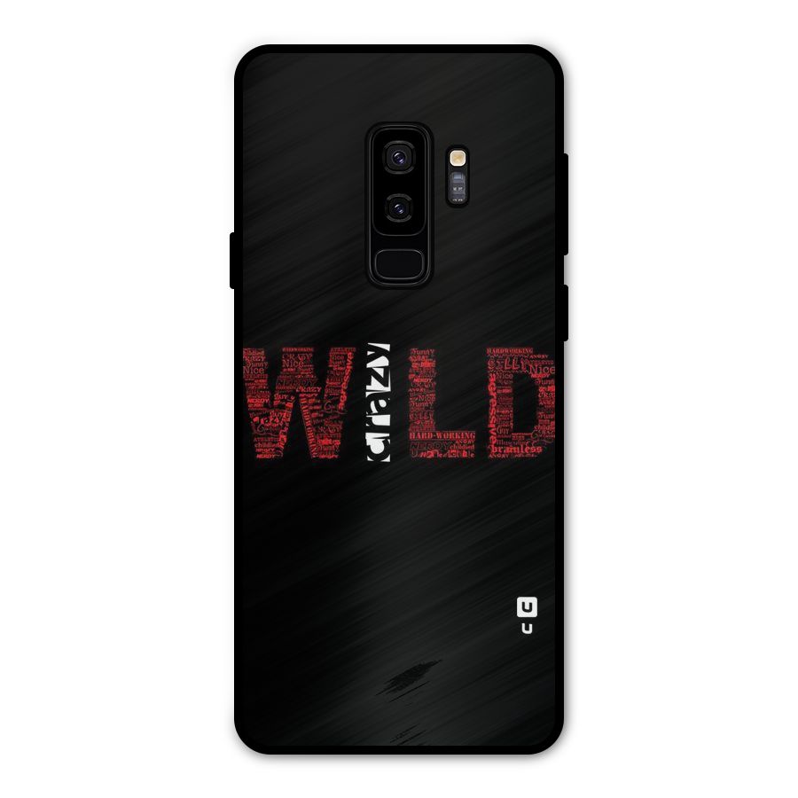 Wild Crazy Metal Back Case for Galaxy S9 Plus