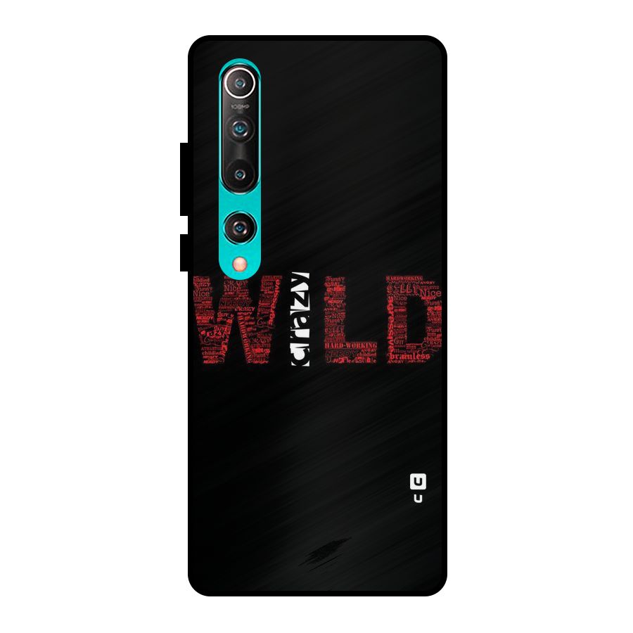 Wild Crazy Metal Back Case for Mi 10