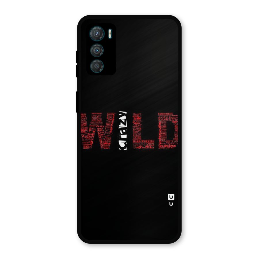 Wild Crazy Metal Back Case for Moto G42