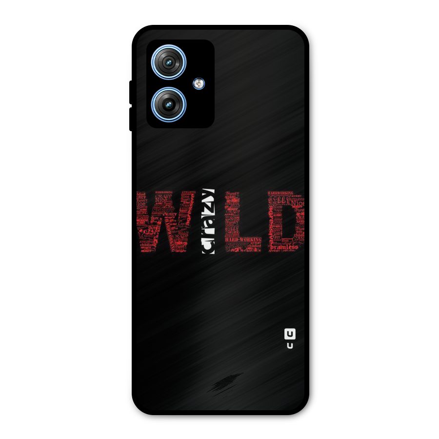 Wild Crazy Metal Back Case for Moto G54