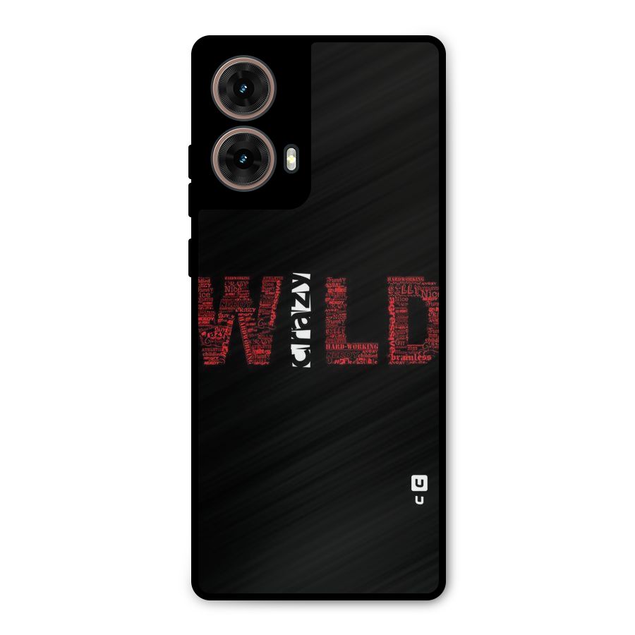 Wild Crazy Metal Back Case for Moto G85