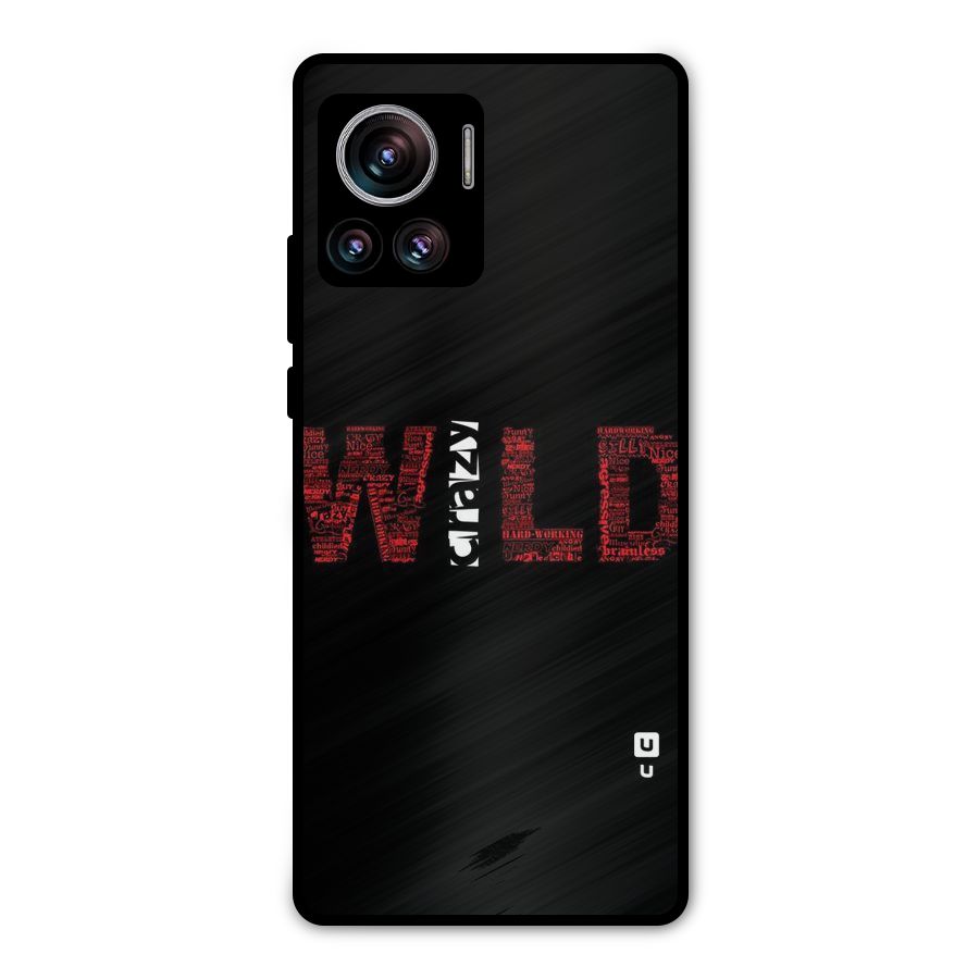 Wild Crazy Metal Back Case for Motorola Edge 30 Ultra