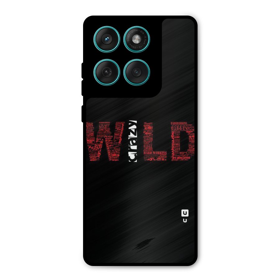 Wild Crazy Metal Back Case for Motorola Edge 60 Fusion
