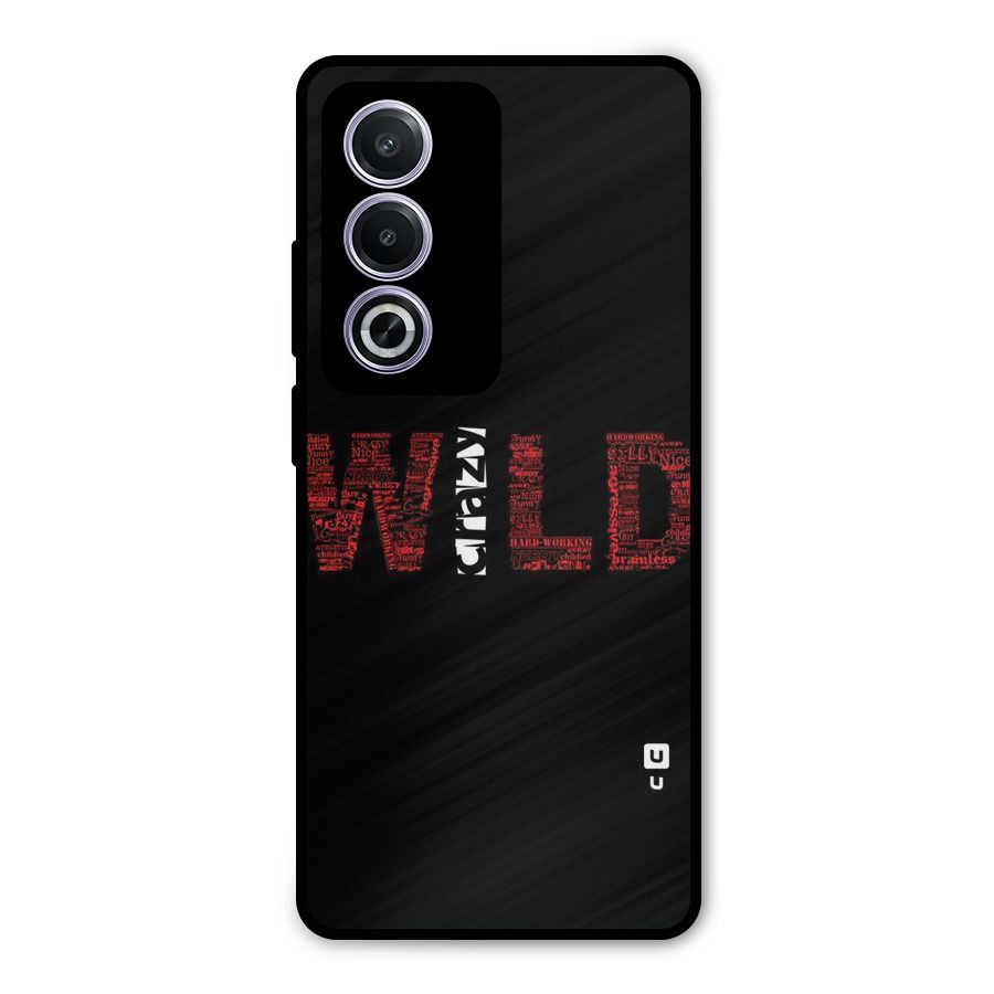 Wild Crazy Metal Back Case for Oppo A3 Pro