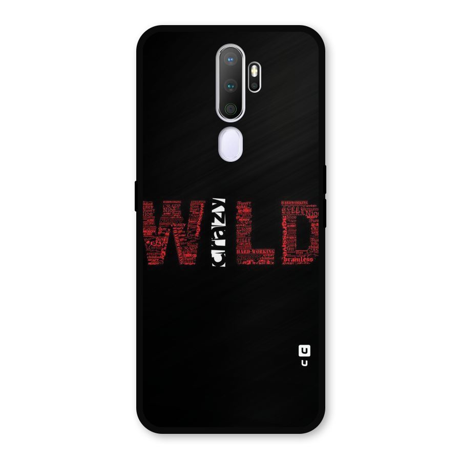 Wild Crazy Metal Back Case for Oppo A5 (2020)